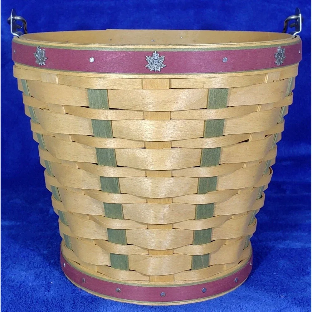 Longaberger 2003 Heritage Days Basket COMBO ~Metalware Acorn Candle~  #10601